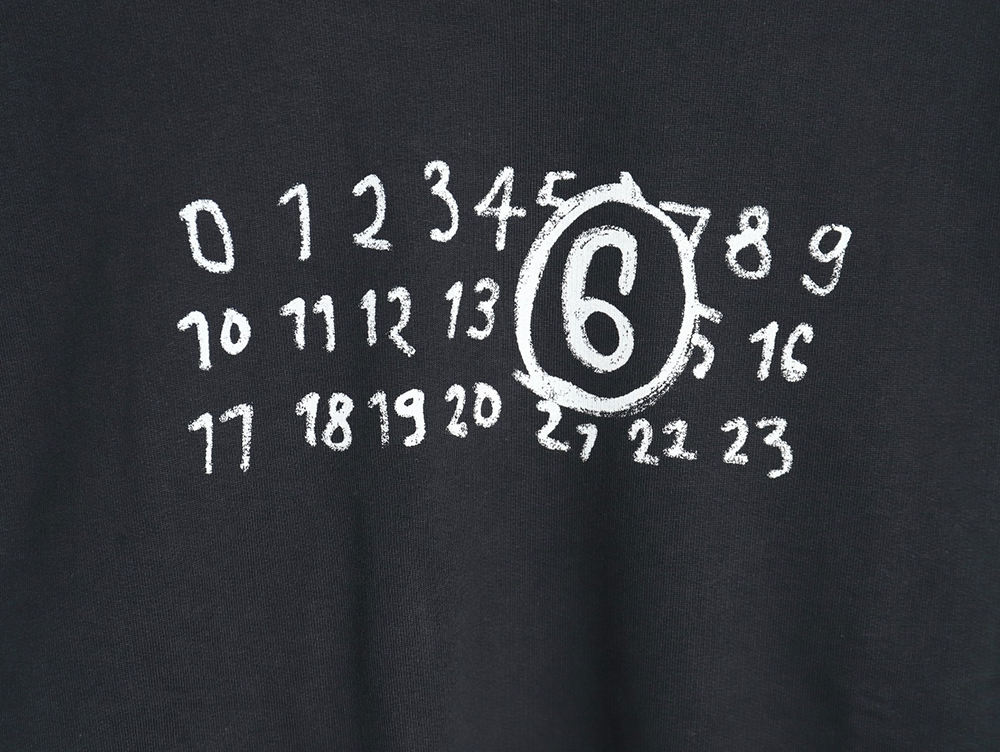Maison Margiela graffiti print crewneck sweatshirt