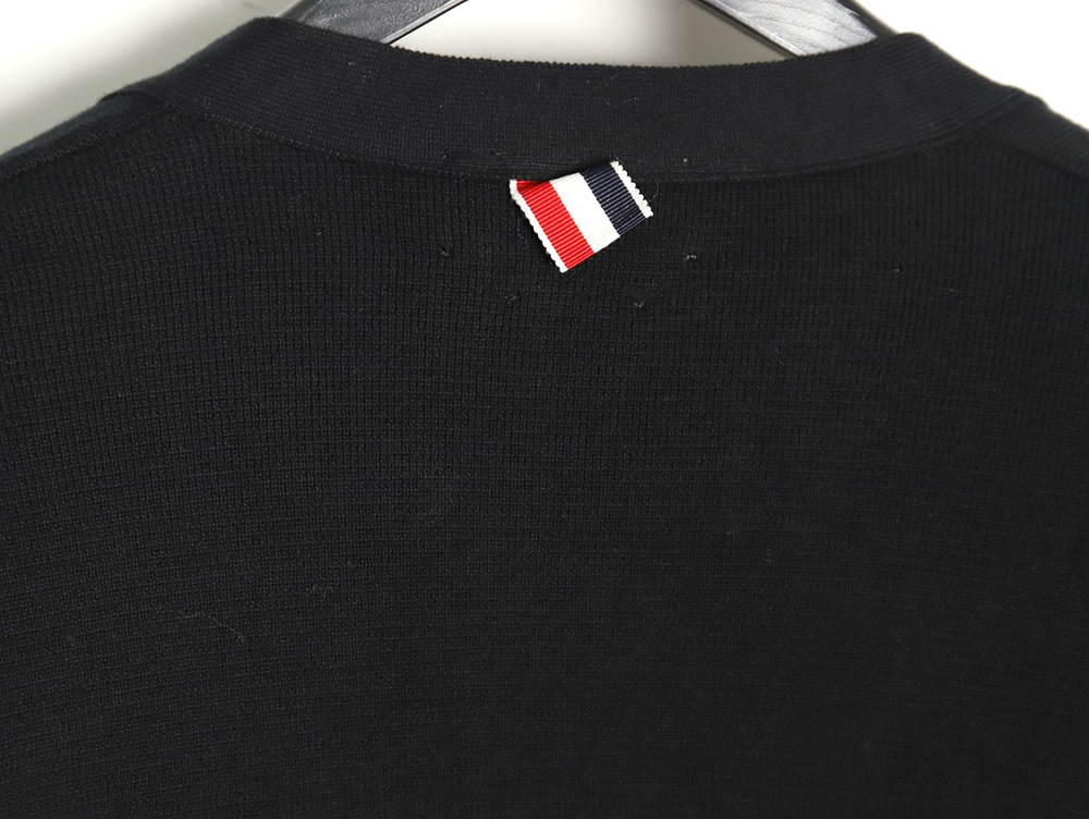 Thom Browne Classic Four-Bar Five-Button Cardigan TSK3