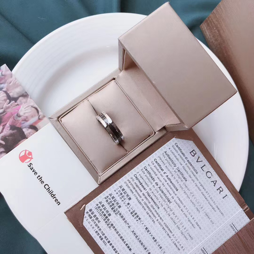Bvlgari Save the Children one-band sterling silver ring
