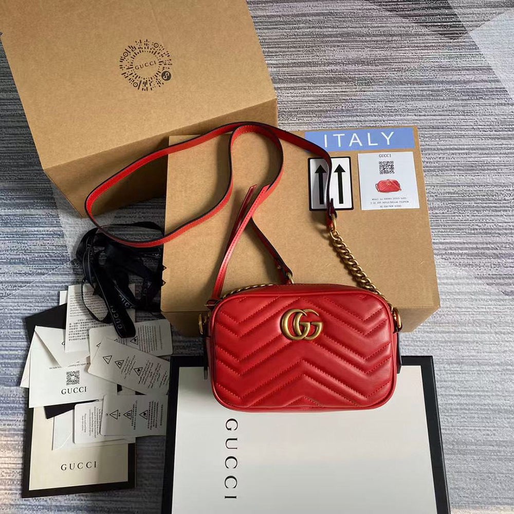Gucci Bags 448065 18*12*6cm
