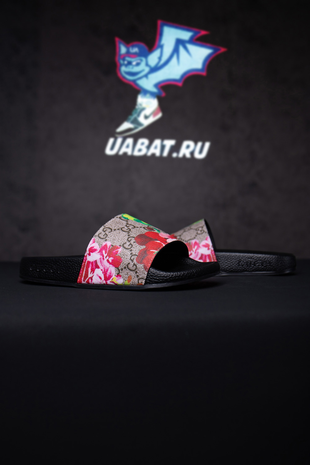Gucci Floral Slide Sandals