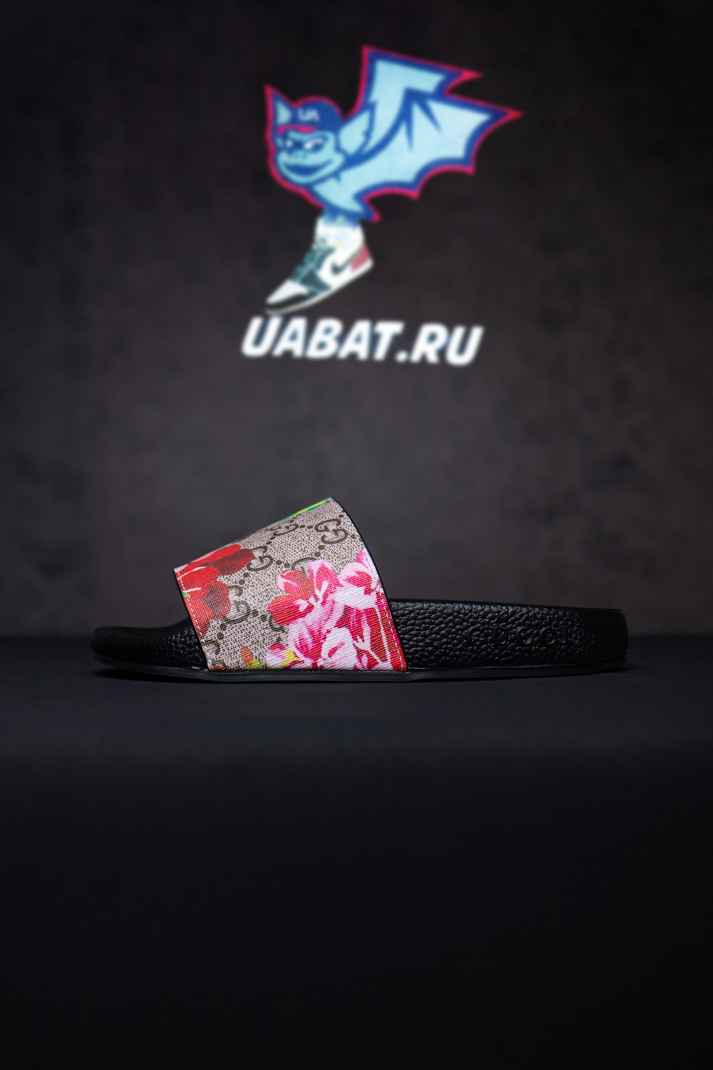 Gucci Floral Slide Sandals