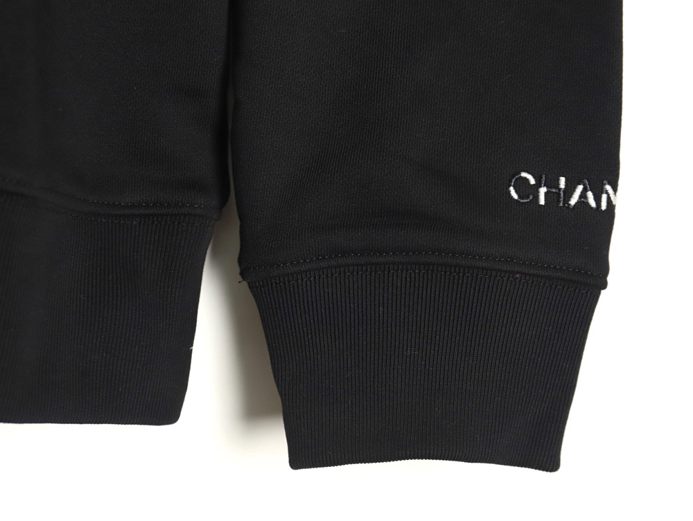 Chanel Double C woven embroidered crew neck sweatshirt TSK1