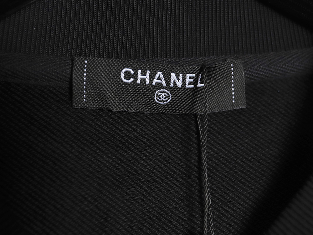 Chanel Double C woven embroidered crew neck sweatshirt TSK1