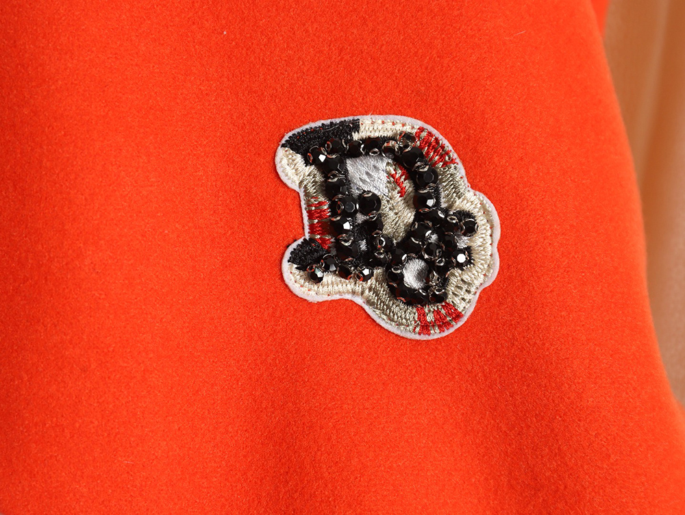 Dior beaded floral wool baseball jacket TSK1