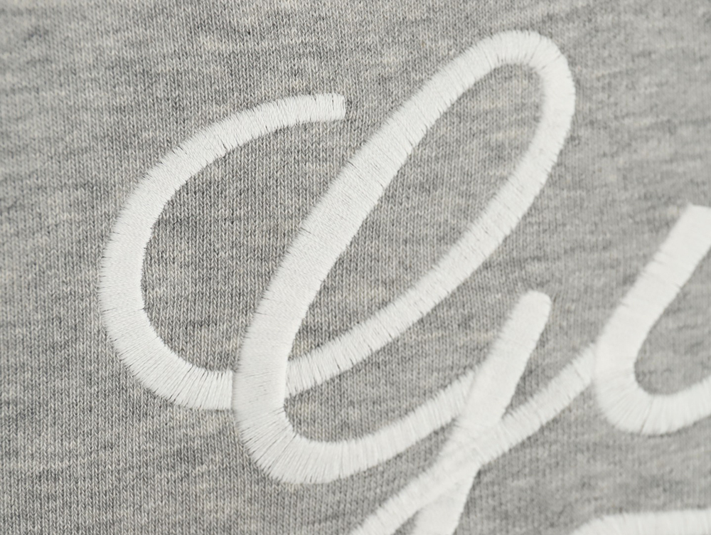 Gucci slogan embroidered crew neck sweatshirt