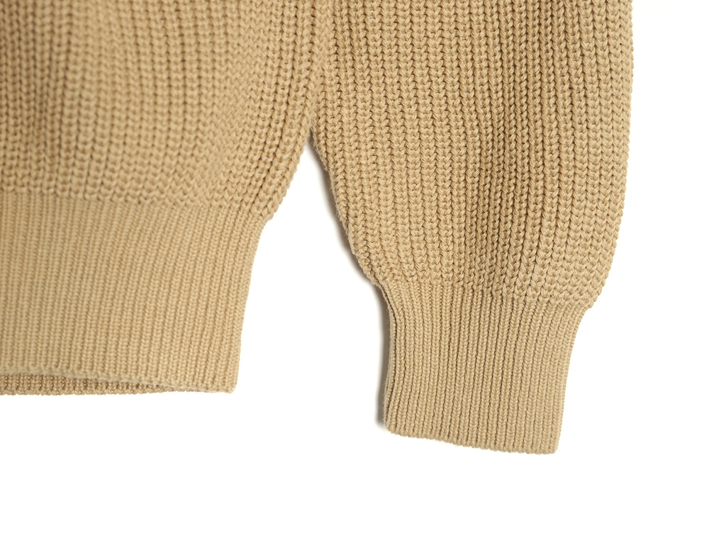 Loro Piana Henley-knit cotton crewneck sweater