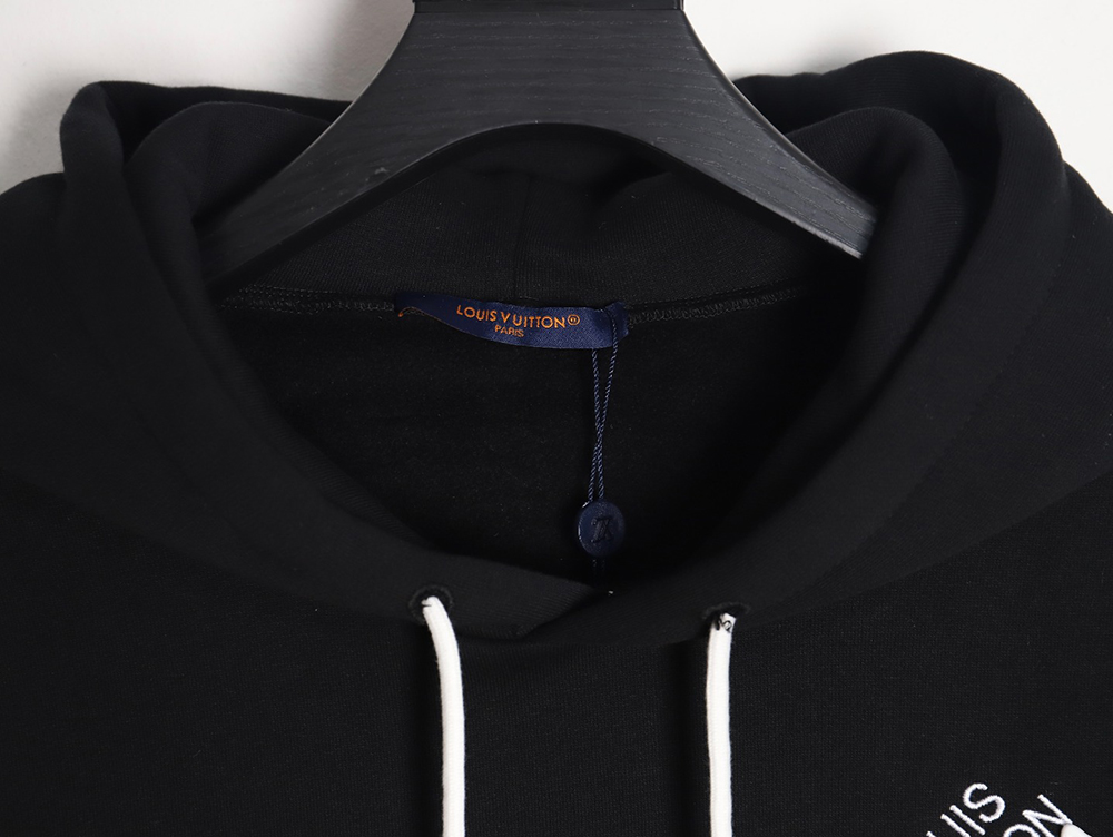 Louis Vuitton pin-embroidered hooded sweatshirt