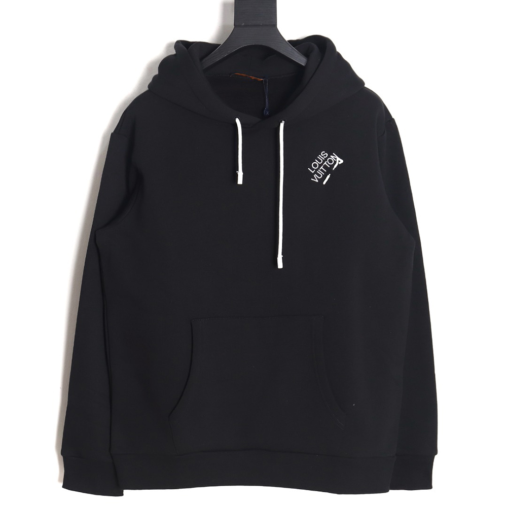 Louis Vuitton pin-embroidered hooded sweatshirt