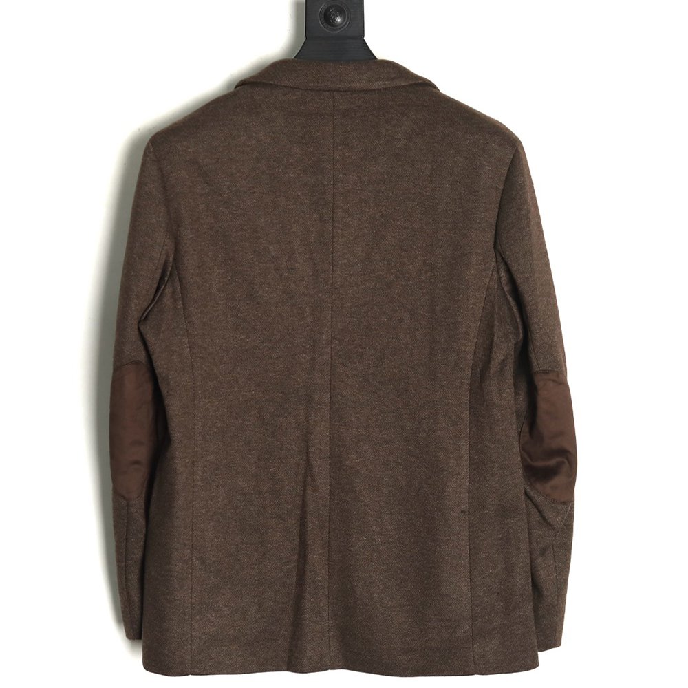Zegna sleeve patchwork suit