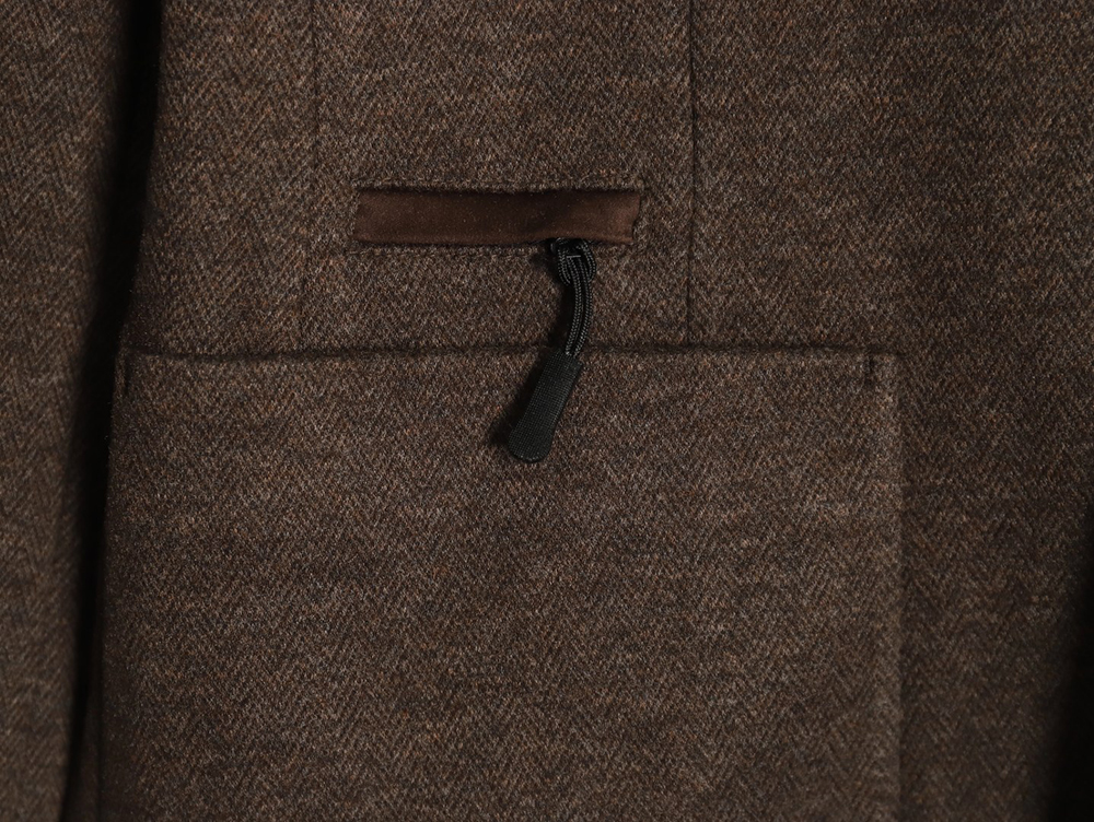 Zegna sleeve patchwork suit