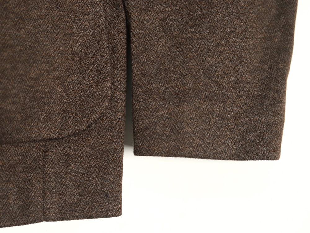 Zegna sleeve patchwork suit