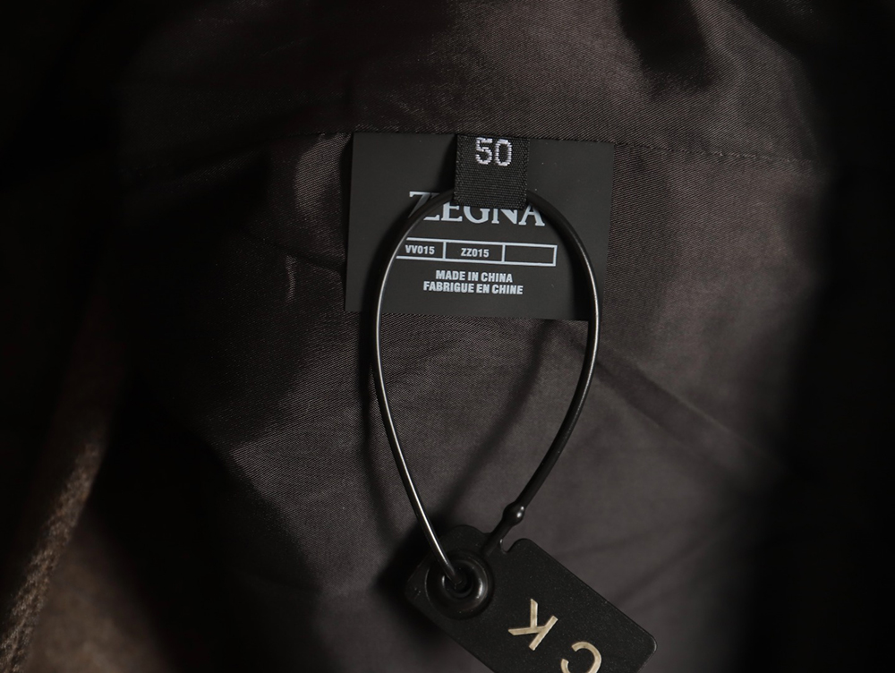 Zegna sleeve patchwork suit