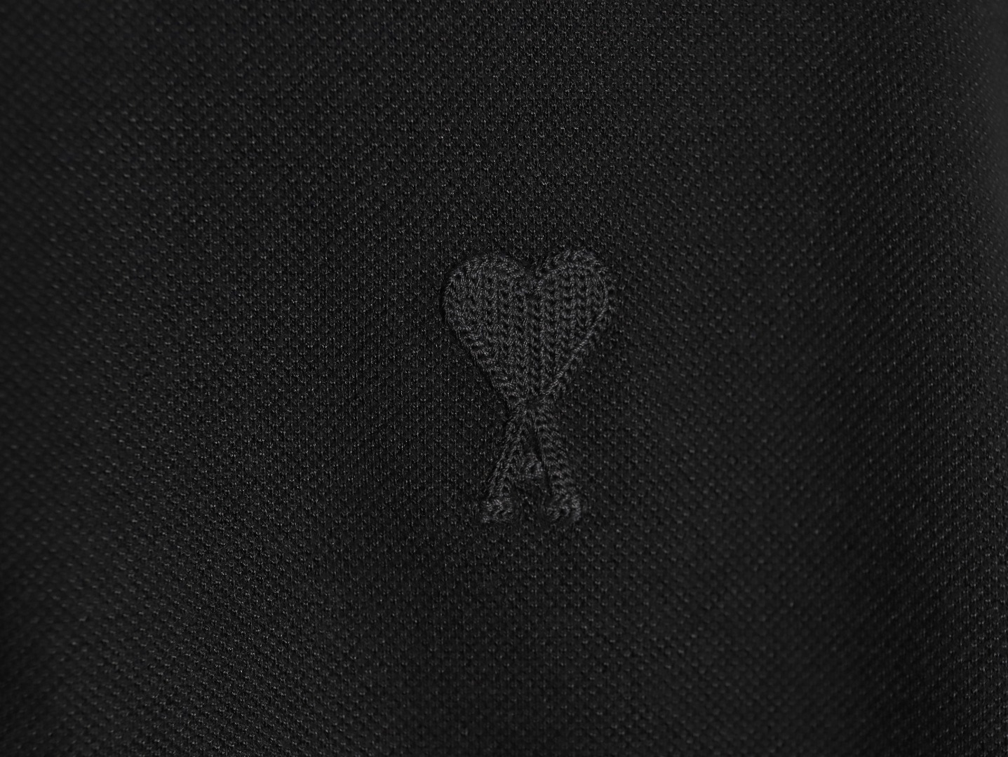 Ami Paris love lapel long-sleeved T-shirt TSK1