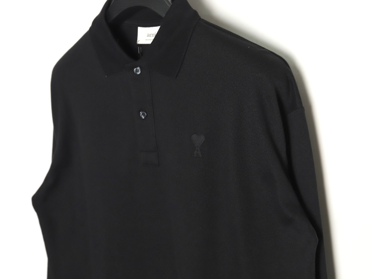 Ami Paris love lapel long-sleeved T-shirt TSK1