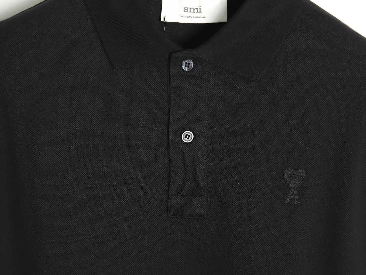 Ami Paris love lapel long-sleeved T-shirt TSK1