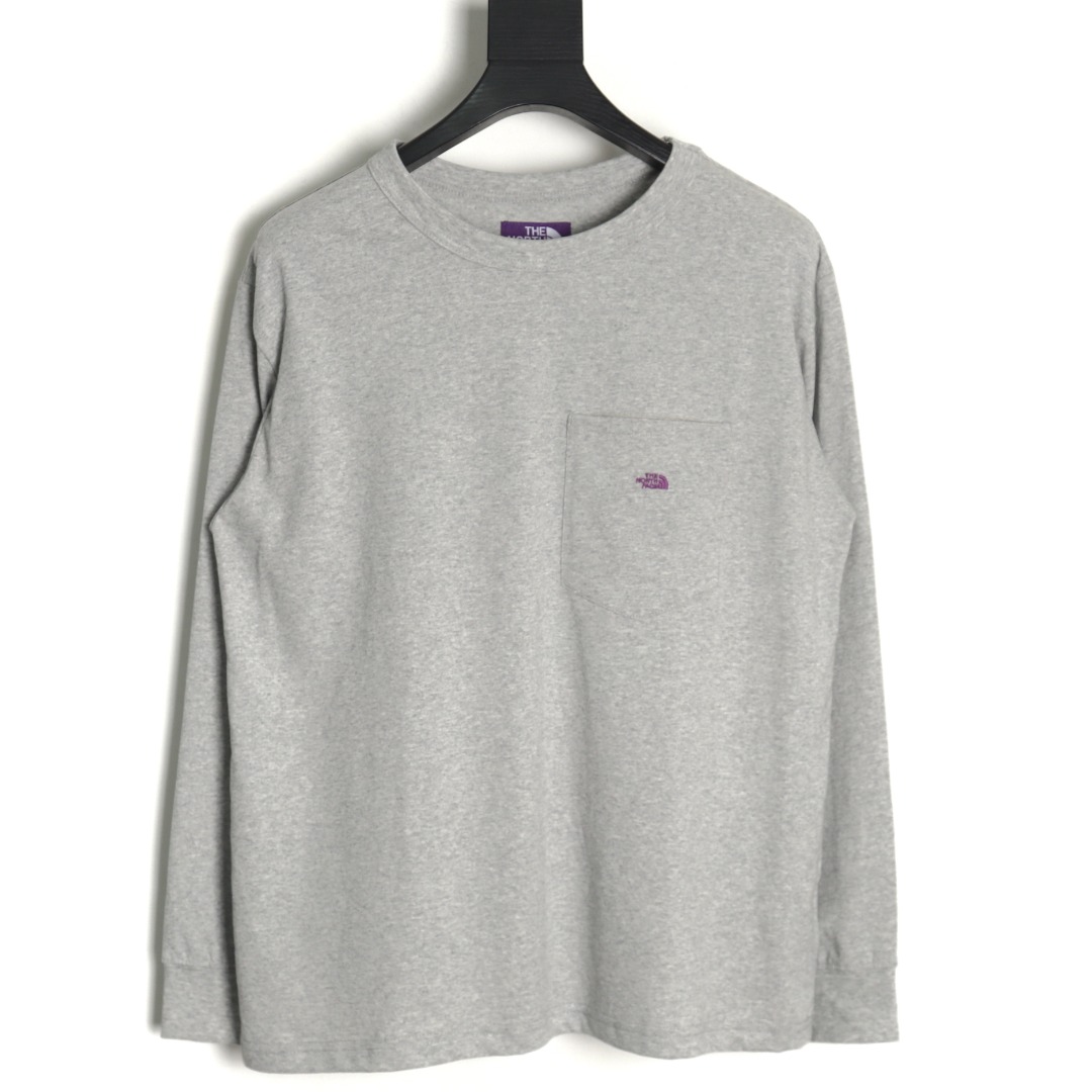 The North Face Purple Label Embroidered Long Sleeve T-Shirt TSK1