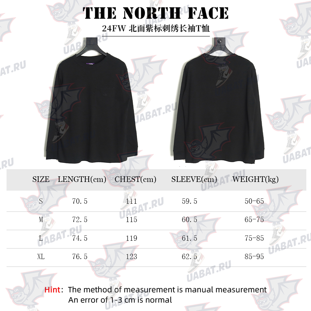 The North Face Purple Label Embroidered Long Sleeve T-Shirt TSK2