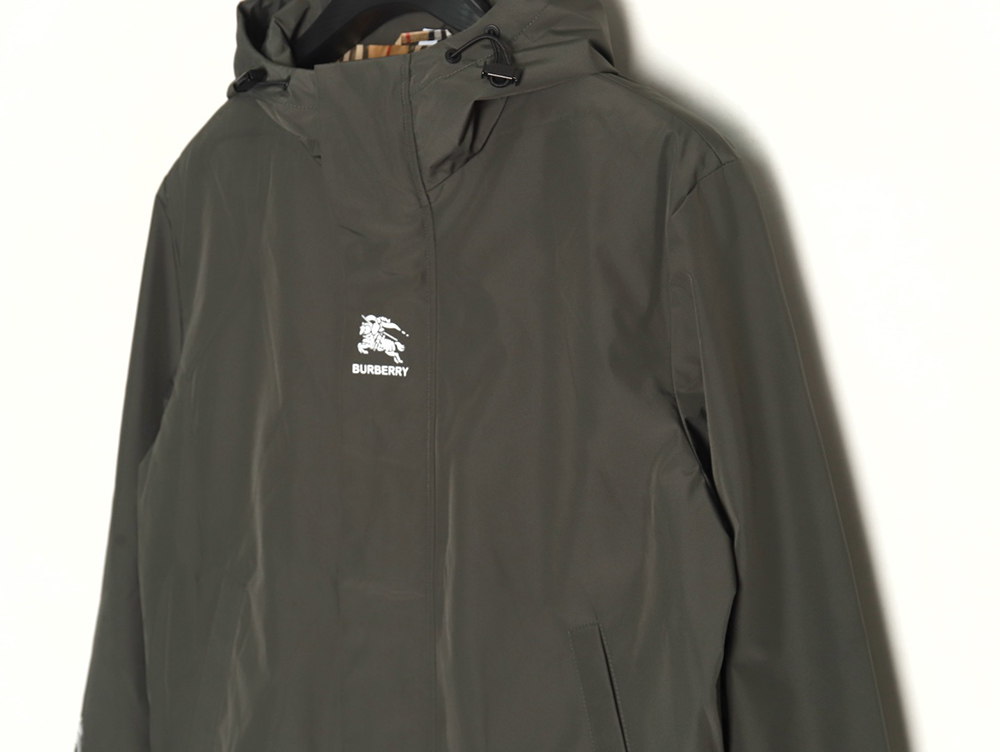 Burberry arm war horse logo Cotton hooded coat