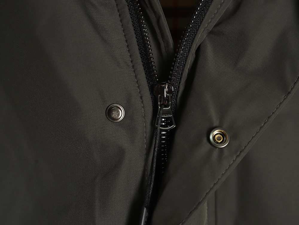 Burberry arm war horse logo Cotton hooded coat