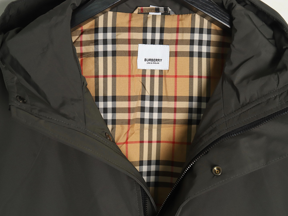Burberry arm war horse logo Cotton hooded coat