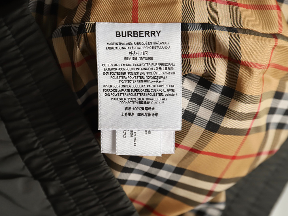 Burberry arm war horse logo Cotton hooded coat