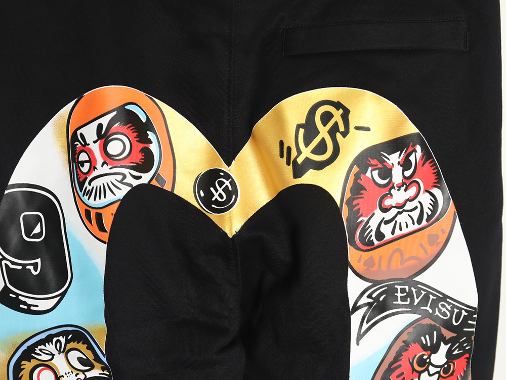 Evisu Big M printed sweatpants