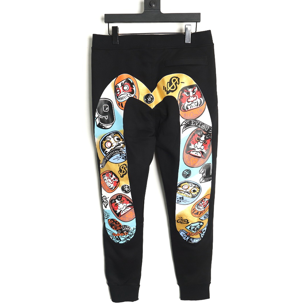Evisu Big M printed sweatpants