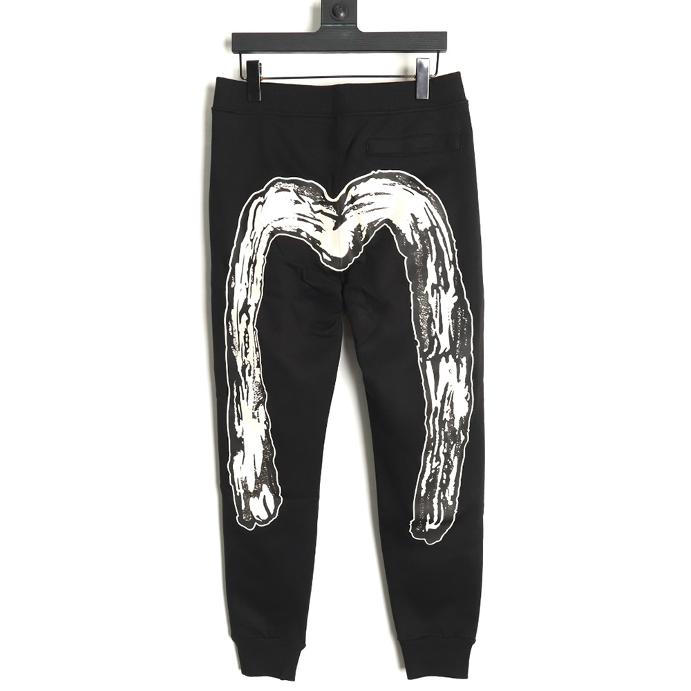 Evisu printed track pants