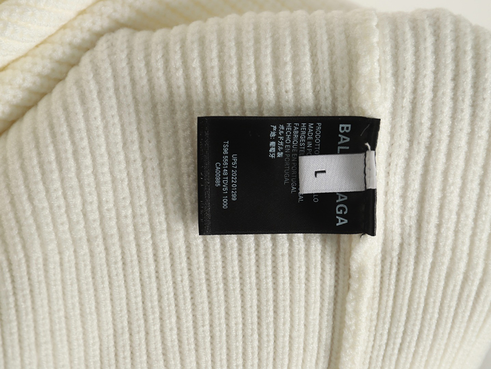 Balenciaga chest logo crew neck sweater