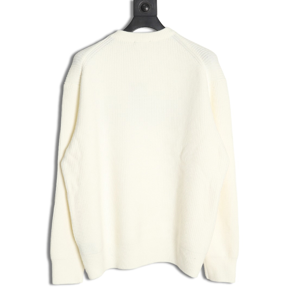 Balenciaga chest logo crew neck sweater