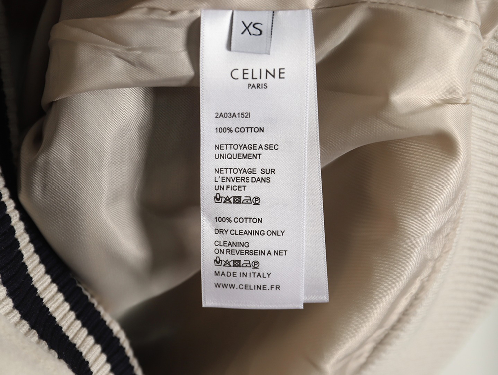 Celine Embroidered Baseball Jacket