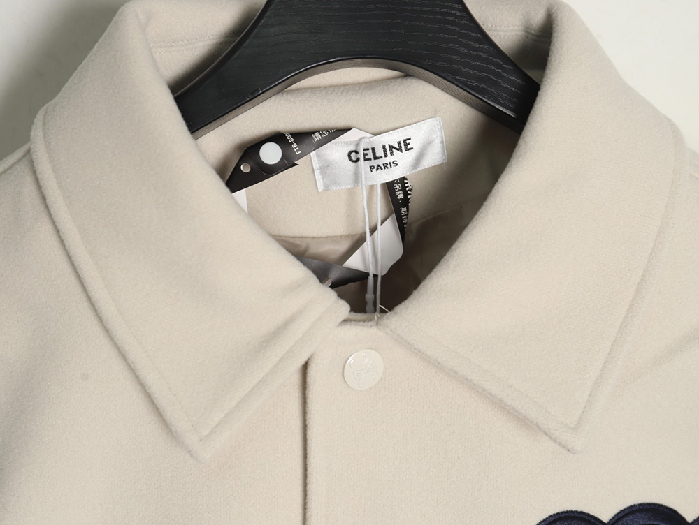 Celine Embroidered Baseball Jacket