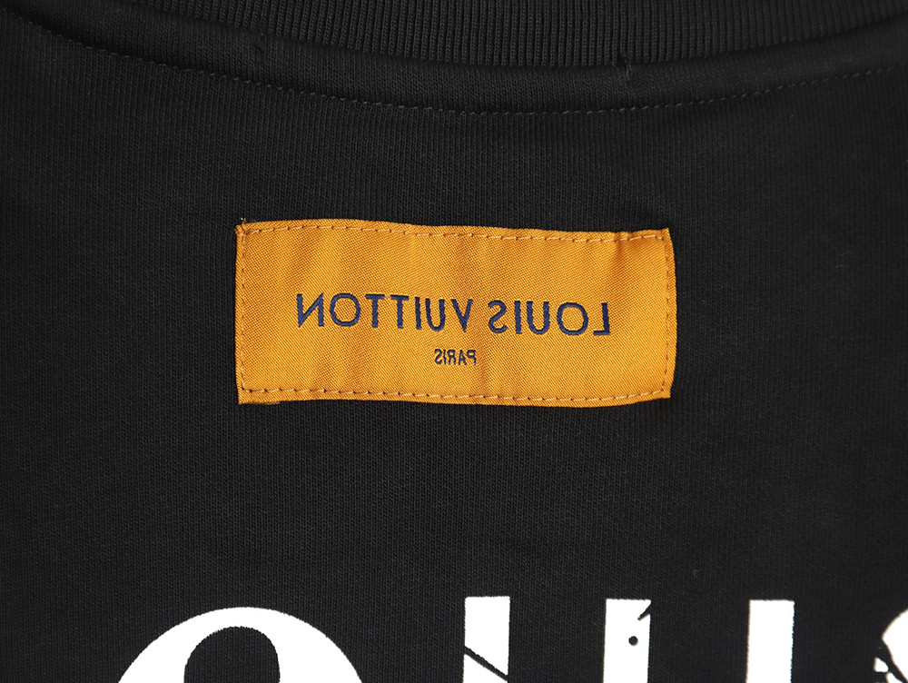 Louis Vuitton & Chrome Hearts joint Sanskrit letter print crew neck sweatshirt TSK1