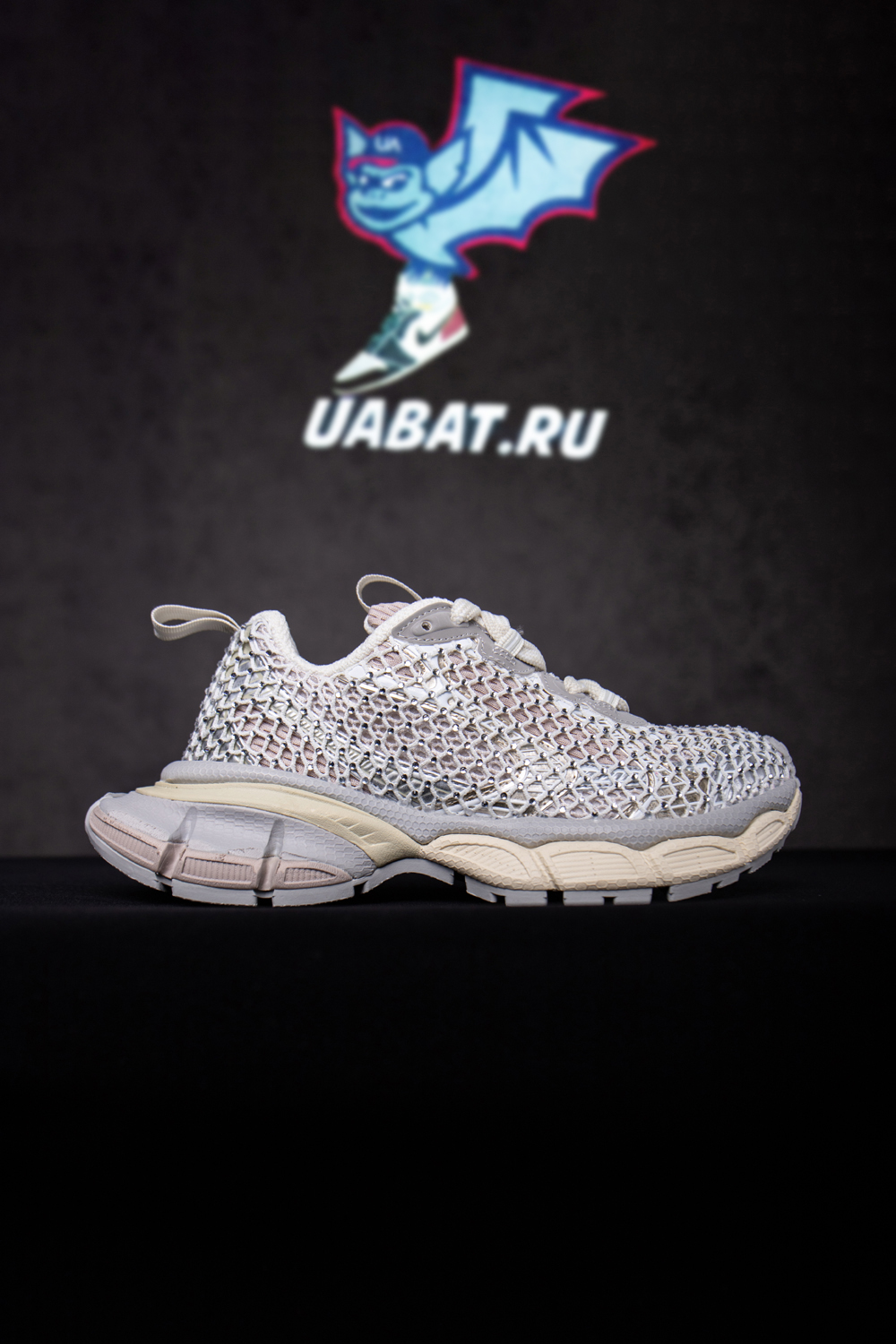 Balenciaga Phantom Rhinestone Mesh 3XL Sneakers