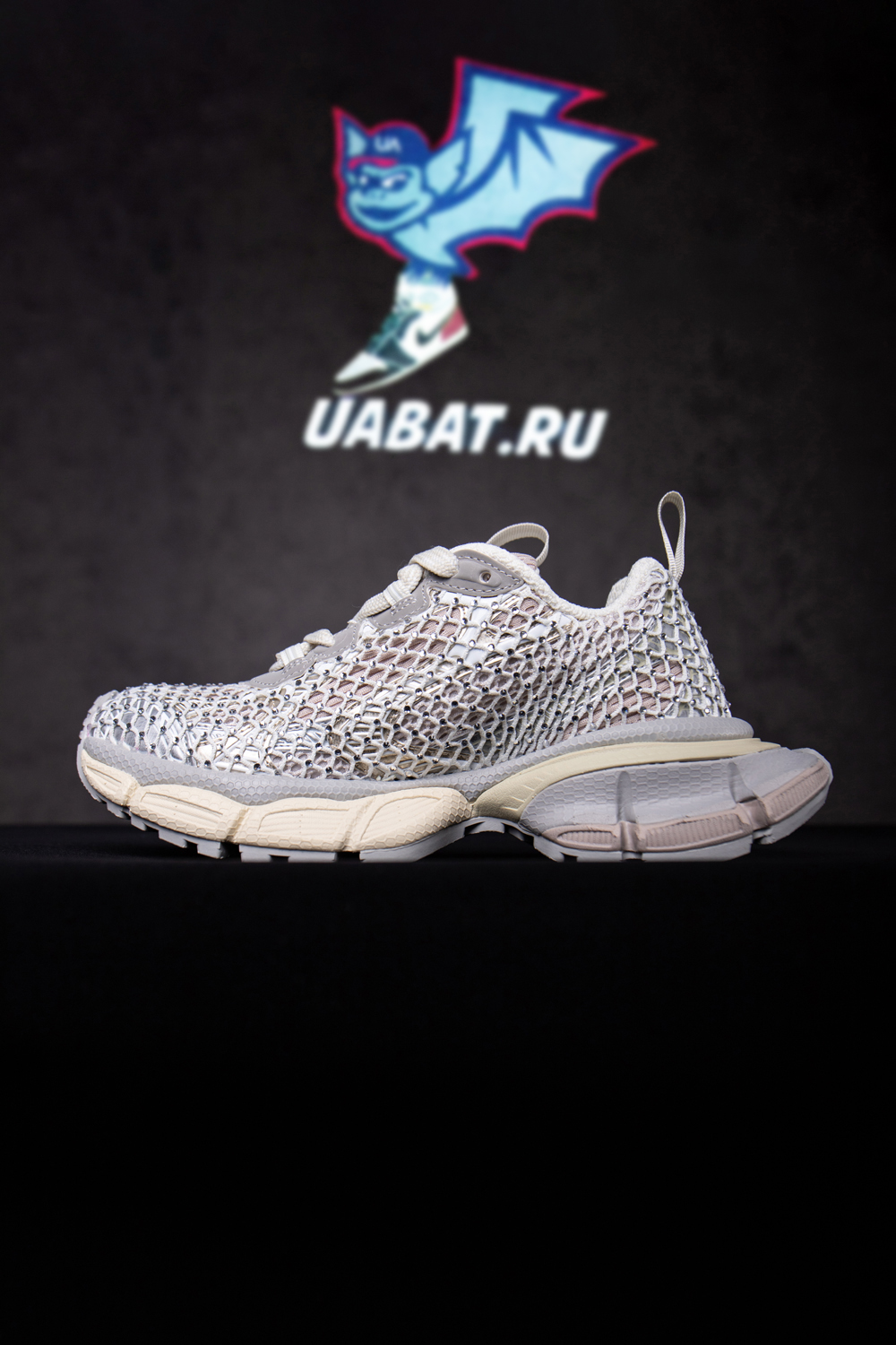 Balenciaga Phantom Rhinestone Mesh 3XL Sneakers