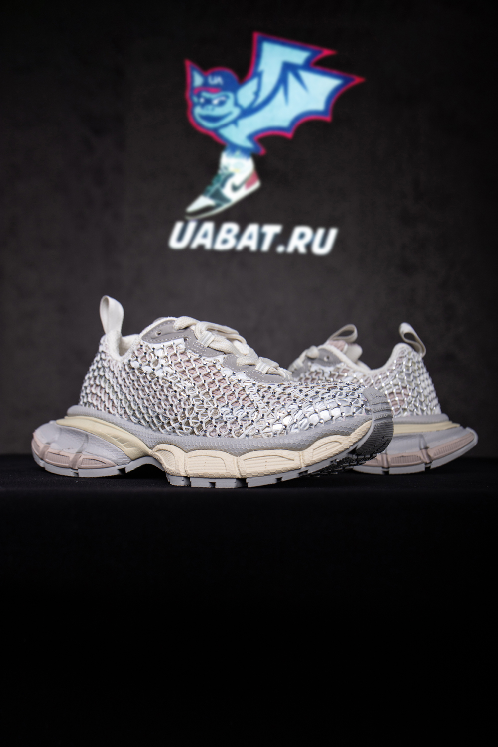 Balenciaga Phantom Rhinestone Mesh 3XL Sneakers