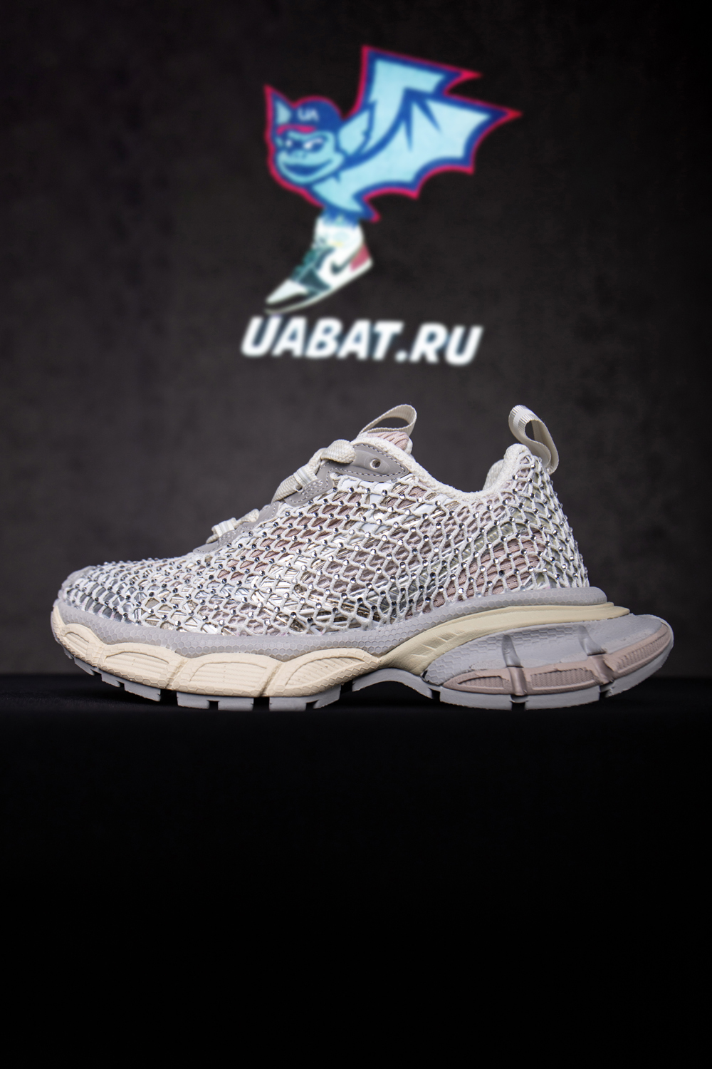 Balenciaga Phantom Rhinestone Mesh 3XL Sneakers