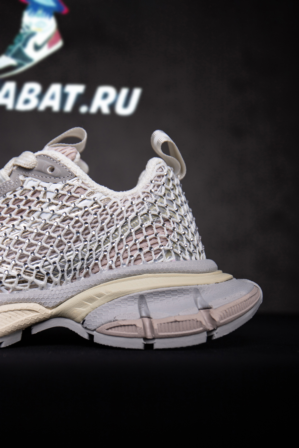 Balenciaga Phantom Rhinestone Mesh 3XL Sneakers