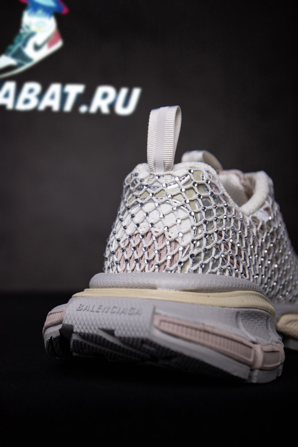 Balenciaga Phantom Rhinestone Mesh 3XL Sneakers