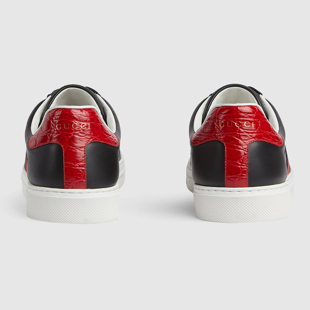 Gucci Ace Web Black Navy Red