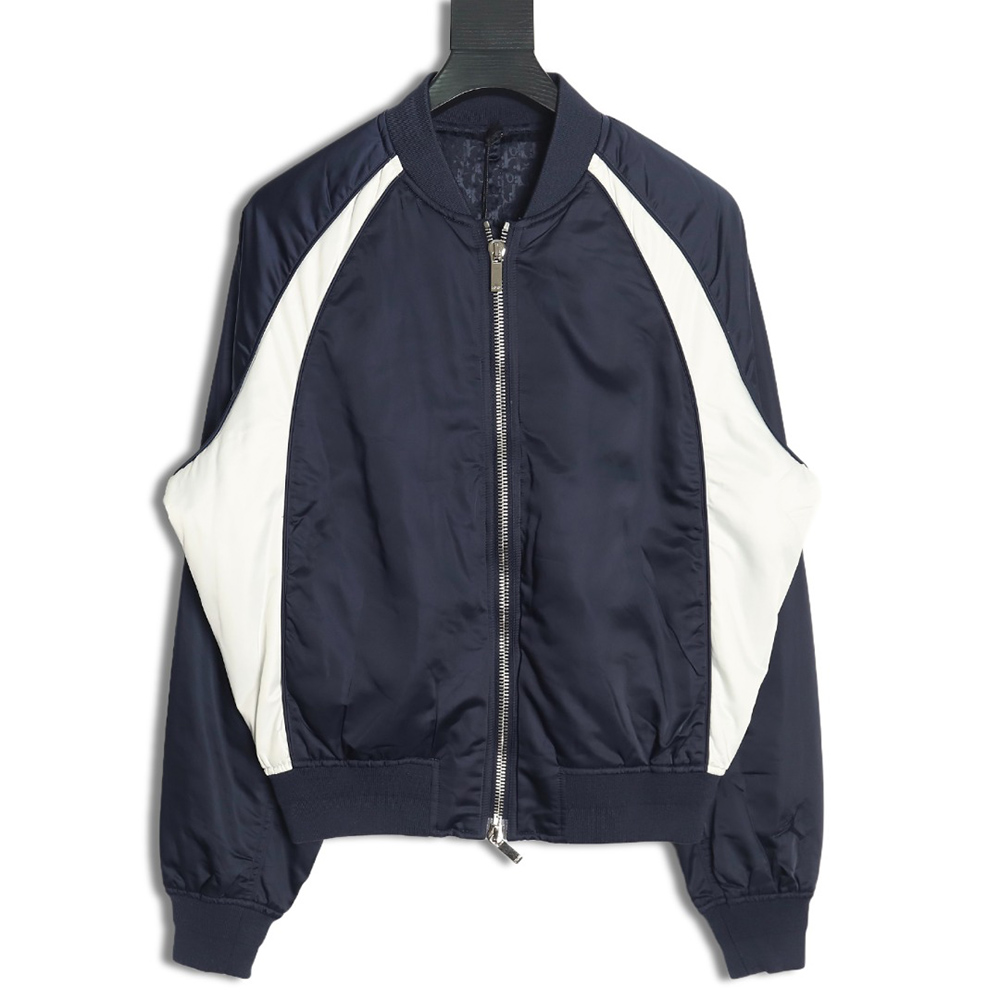 Dior & Air Jordan joint model flying wings embroidered flight jacket