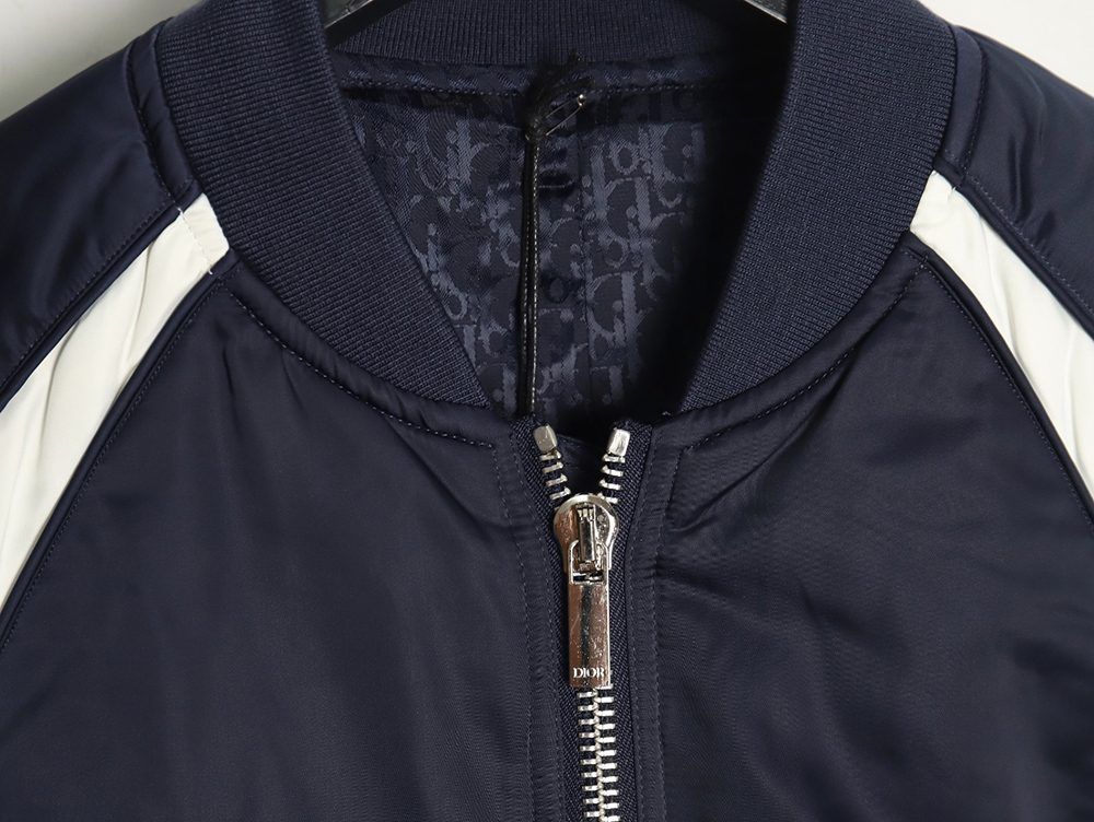 Dior & Air Jordan joint model flying wings embroidered flight jacket
