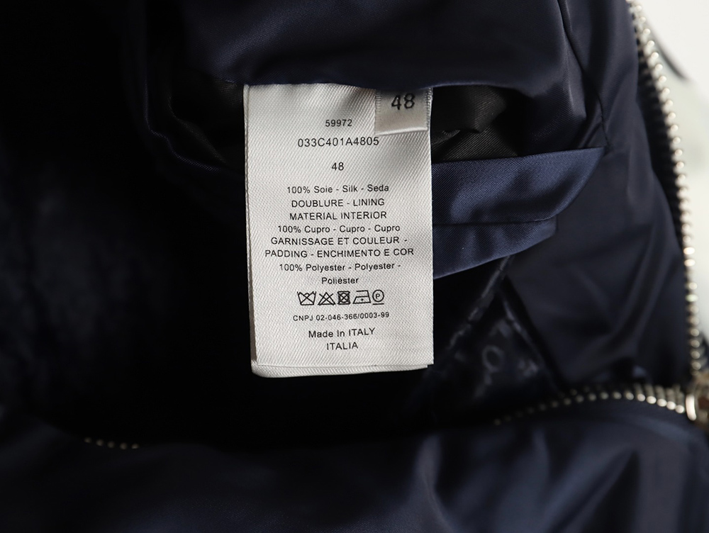 Dior & Air Jordan joint model flying wings embroidered flight jacket
