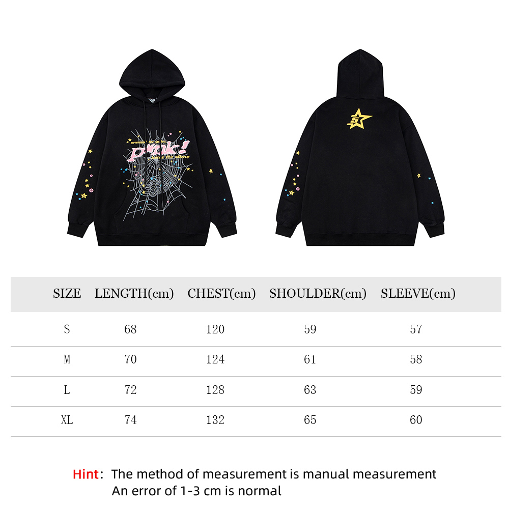 Sp5der Punk hoodie series
