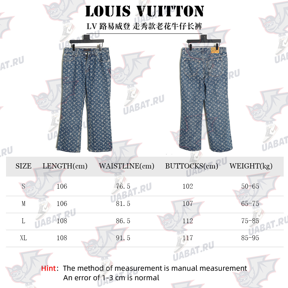 Louis Vuitton presbyopic jeans