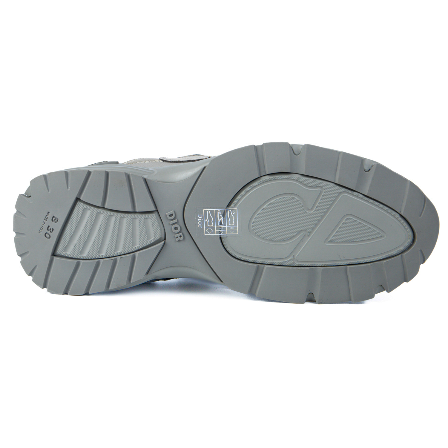 Dior & Stone Island B30 Sneaker Gray
