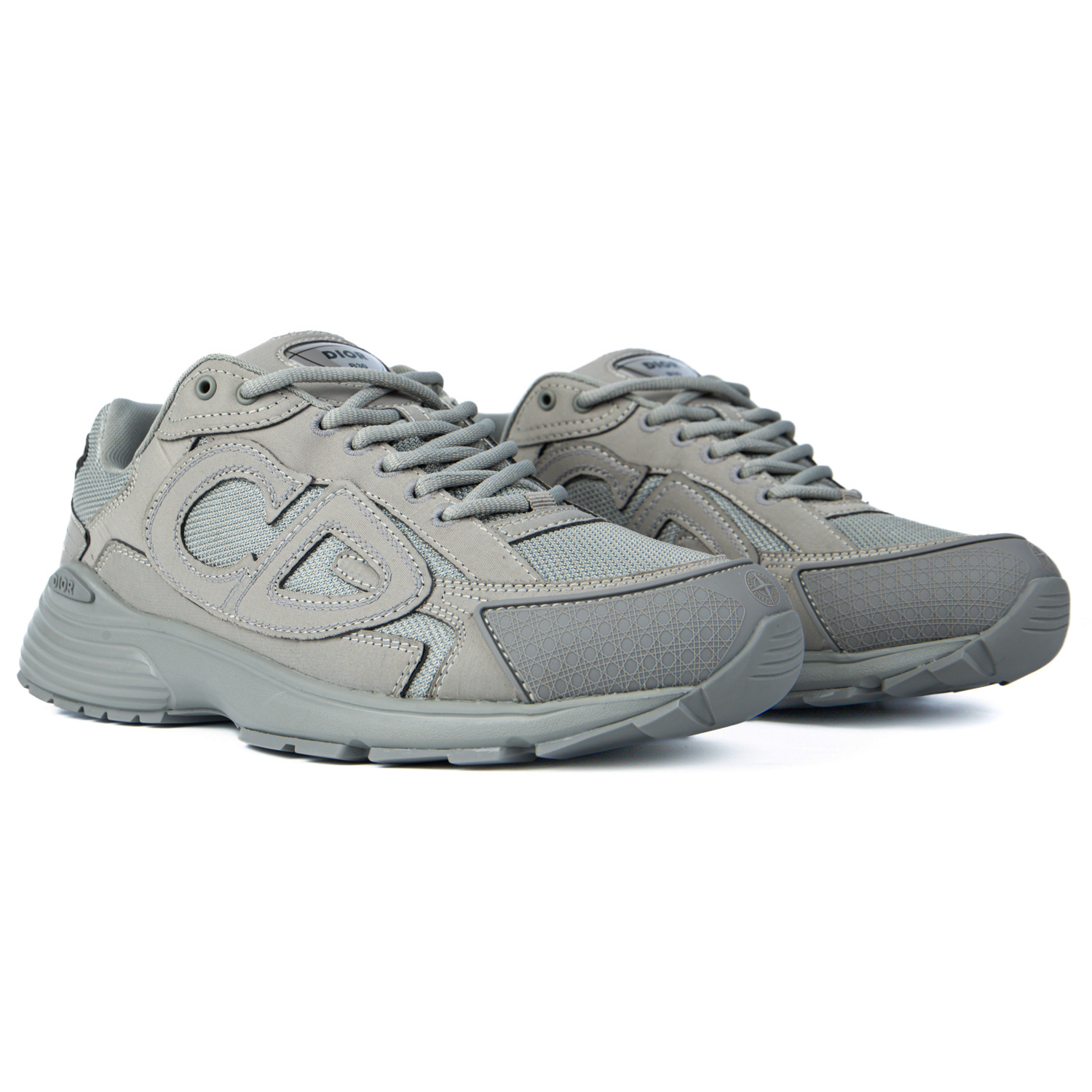 Dior & Stone Island B30 Sneaker Gray