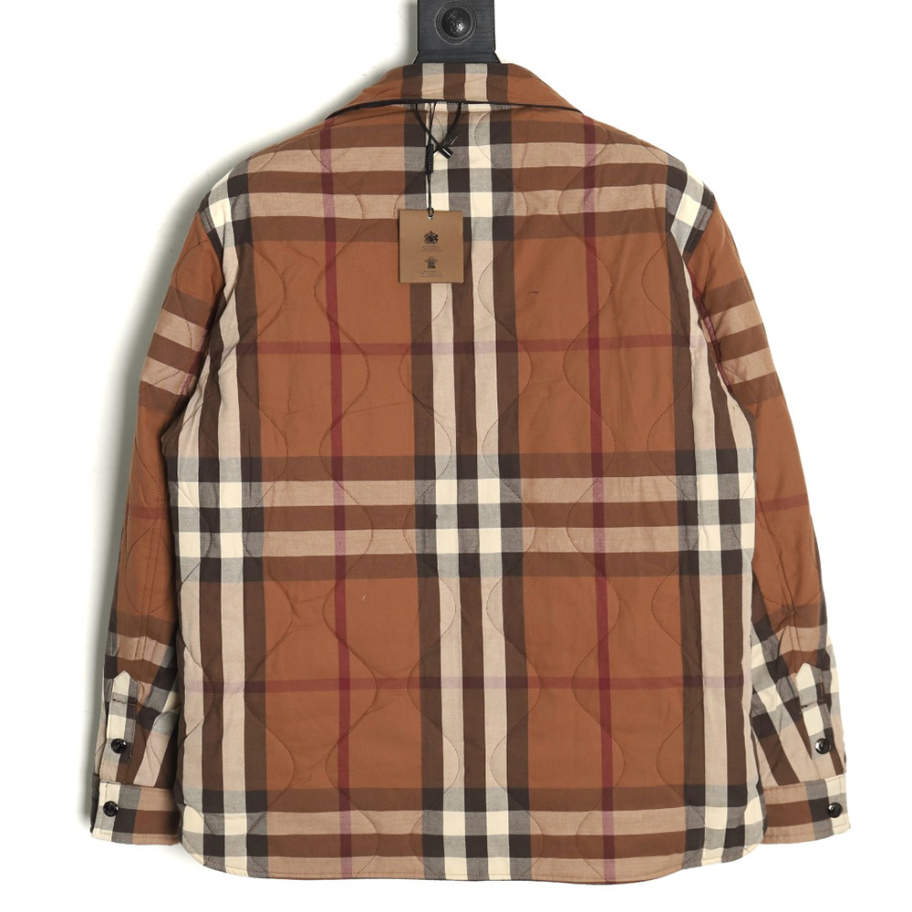 Burberry hem check reversible cotton jacket TSK1
