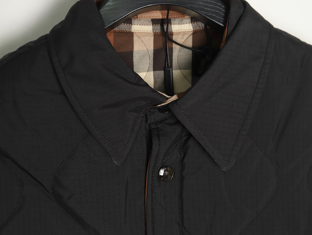 Burberry hem check reversible cotton jacket TSK1